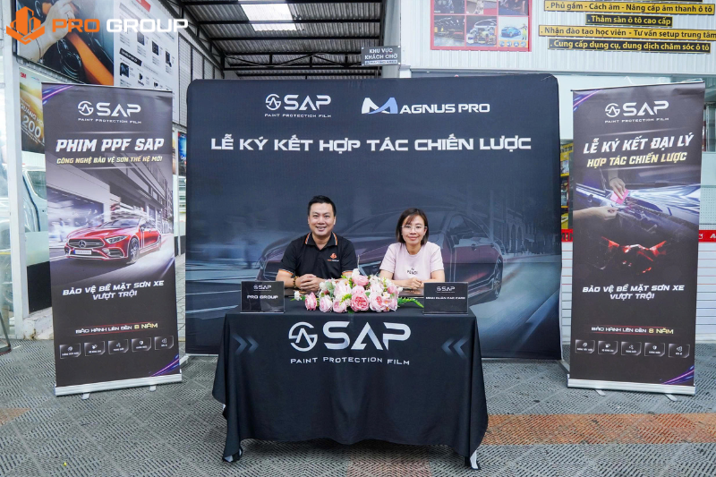 Minh Quân Car Care - Đại lý dán PPF ô tô uy tín tại Đà Lạt 9 PRO GROUP ký kết hợp tác với đại lý Minh Quân Car Care