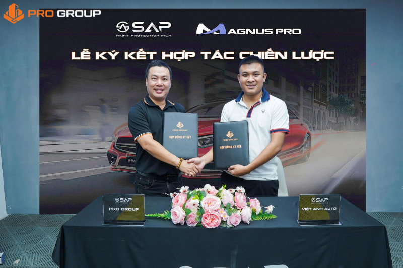 PRO GROUP ký kết hợp tác với đại lý Việt Anh Auto